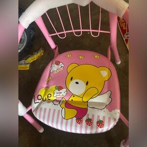 Pink Bear Kids Chair